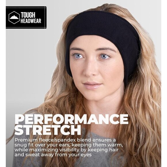 Winter Headbands for Women - Ear Warmers - Ear Muffs for Winter - Fleece Headban - Picture 5 of 7